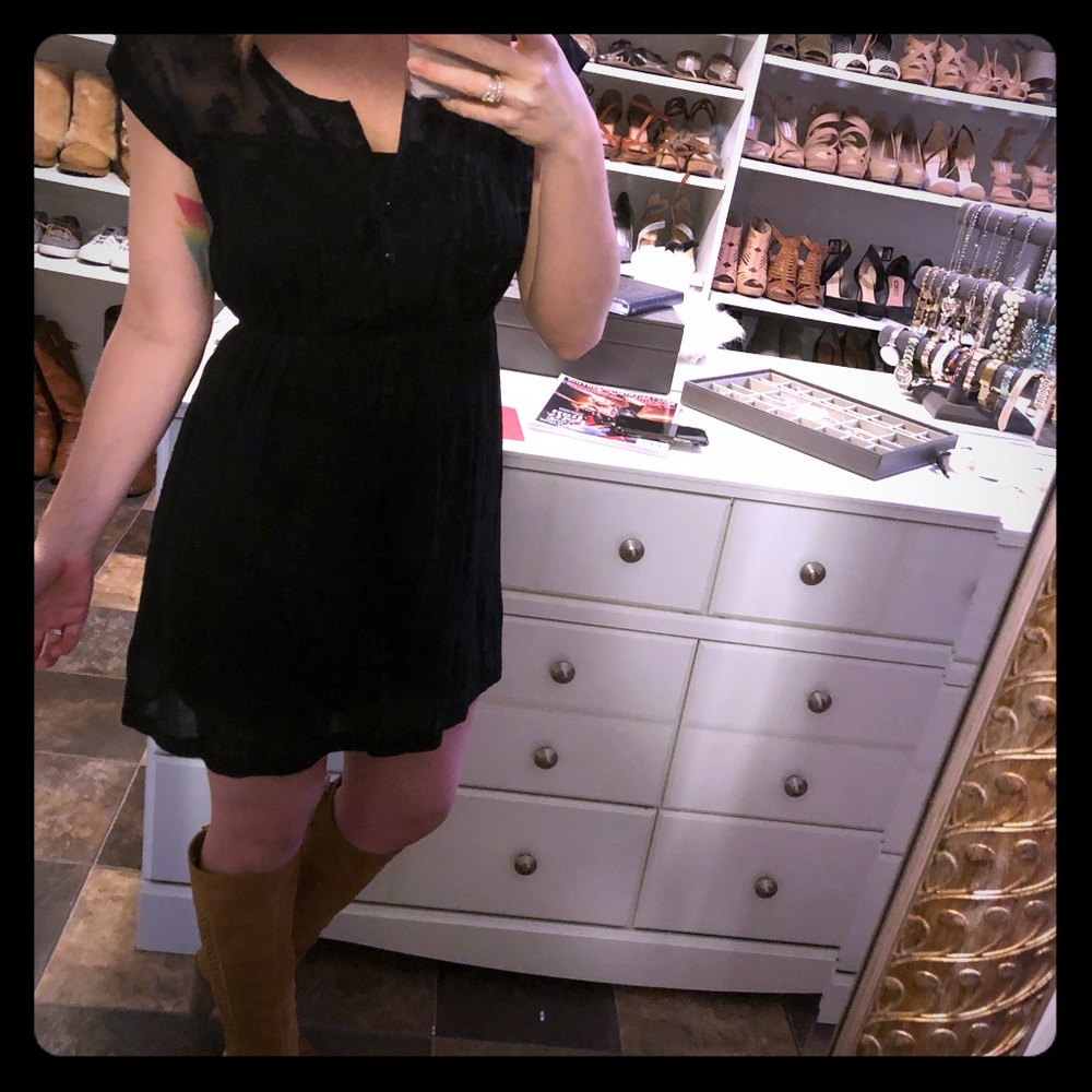 American Eagle Sheer Dress and Slip